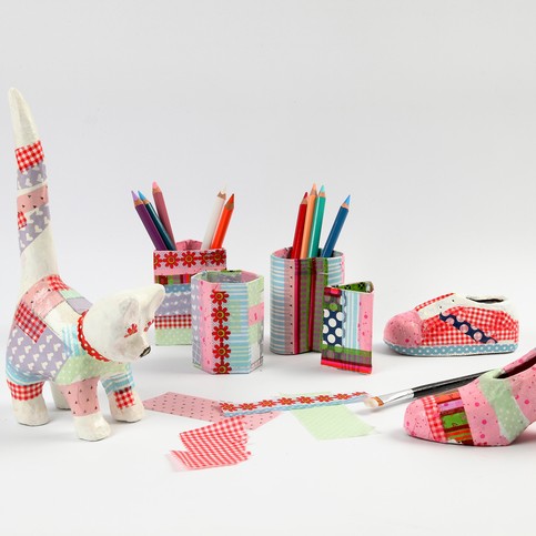 Decoupage Paper on Papier-M ch