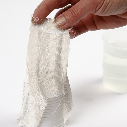 Gauze Bandage Tealight Candle Holders