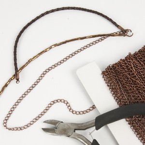 Rustic copper jewelleries