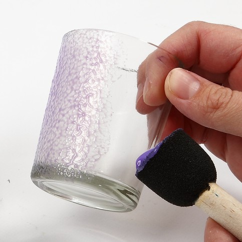 Candle Holders with Glass Frost