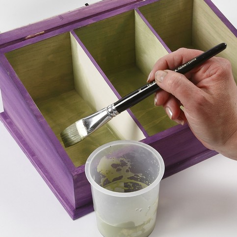 A Painted Mini Greenhouse