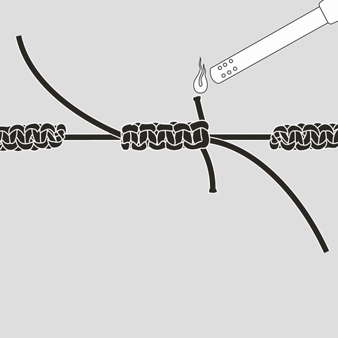 A braided Bracelet with a Toggle Clasp