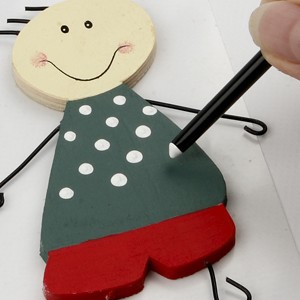 Amusing Advent Pixies on Pegs