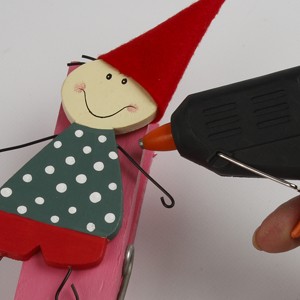 Amusing Advent Pixies on Pegs