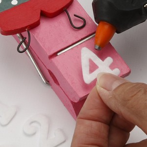Amusing Advent Pixies on Pegs