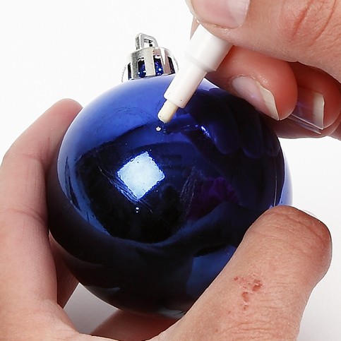 Christmas Baubles with Gold