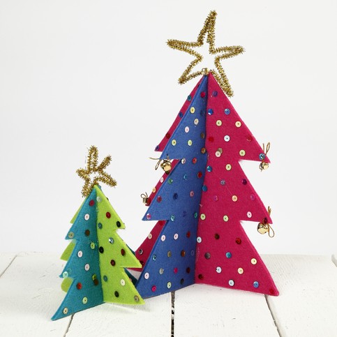 Felt Christmas Trees - 155242