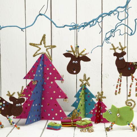 Felt Christmas Trees - 155242