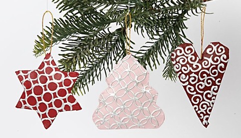 Papier-M ch Christmas Hanging Decorations