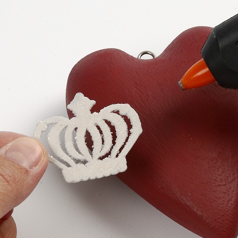 Painted Wooden Hearts