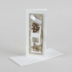 Card with Christmas effects