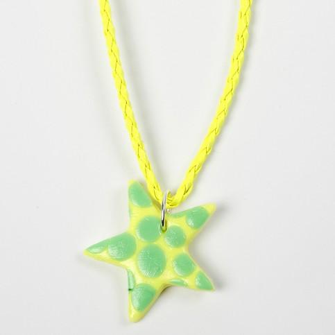 Neon-Coloured Jewellery made from Pardo Jewellery Clay