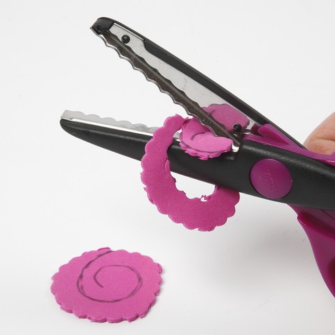 Roses made from Foam Rubber as Decoration for Jewellery