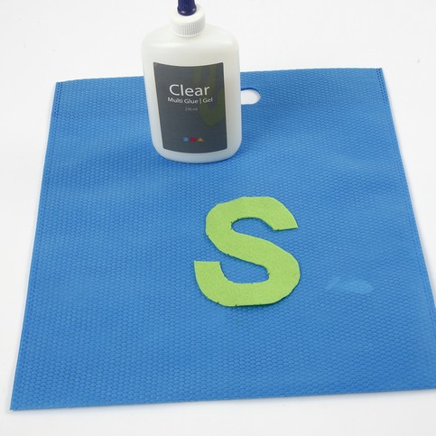 A Multi-Purpose Bag with Felt Letters