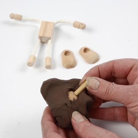 Skating Flexi Figures with Silk Clay