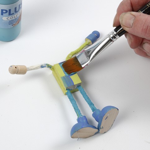 Skating Flexi Figures with Silk Clay