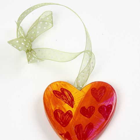 Terracotta Hanging Decorations with A-Color Glass Paint