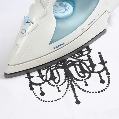 Screen Stencil Prints in Embroidery Frames
