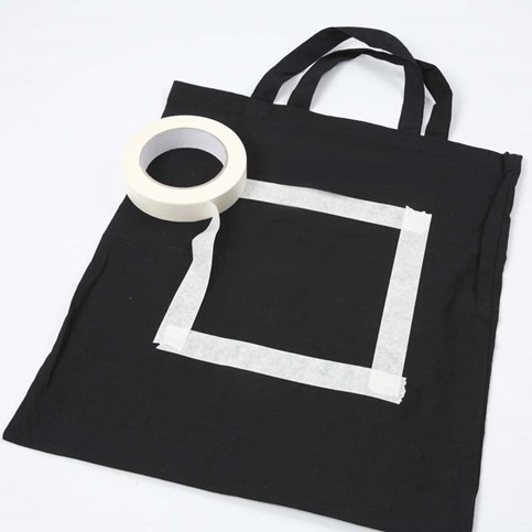 Shopping Bags decorated with Textile Color, neon
