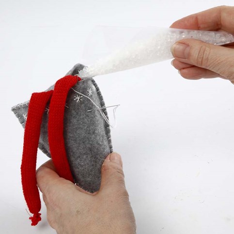 Felted Pixies with long Knitted Tube Socks