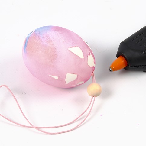 Natural Eggs painted with Watercolours
