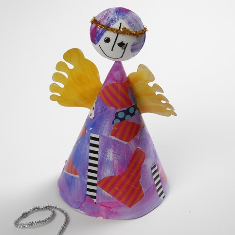 A Nodding Angel with a Cone Skirt