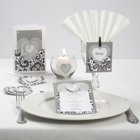A Card Series with Vellum Paper Hearts, decorative Wooden Hearts and Rhinestones