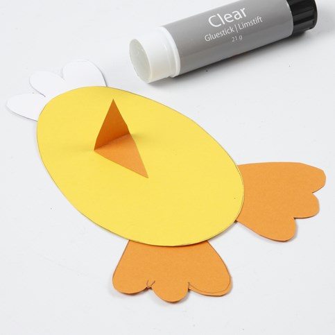Easter Decorations from Card using a flexible Template