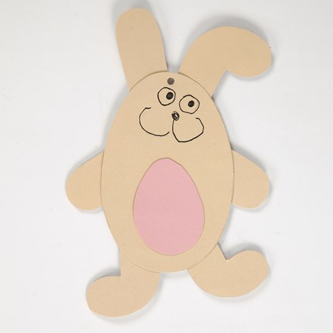 Easter Decorations from Card using a flexible Template
