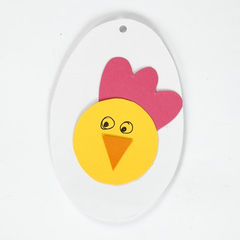 Easter Decorations from Card using a flexible Template