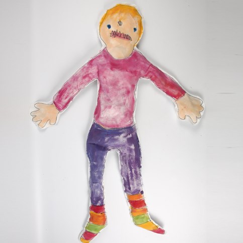 An XL Doll made from Imitation Fabric