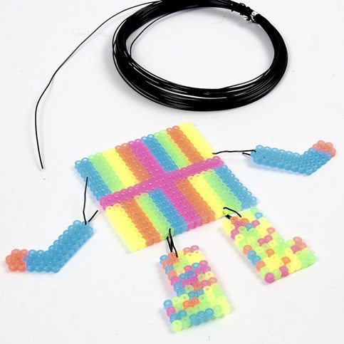 Bead Figures made on a Peg Board