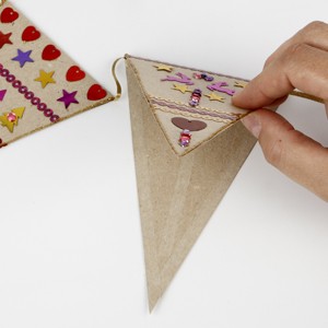 Bunting with Sequins and Rhinestone