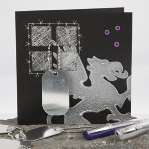 A Boy's Card with a Dragon