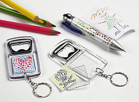 Key Ring with Bottle Opener & Promo Ballpoint Pen