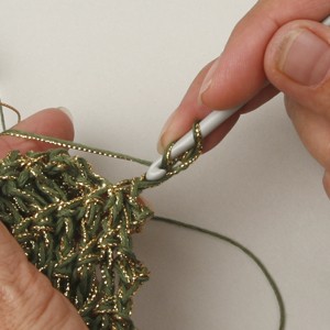 Crocheted cover for candle holders