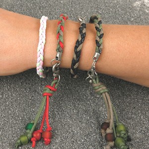 Braided and macram  bracelets