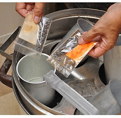 Candle making in Sand