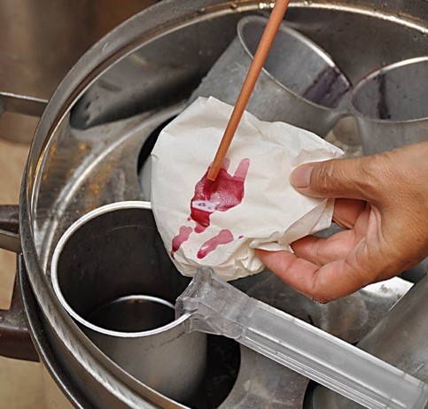 Candle making in Sand