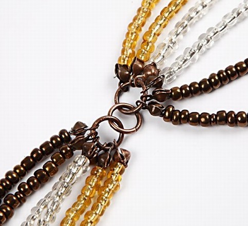 A Rocaille Seed Bead Necklace