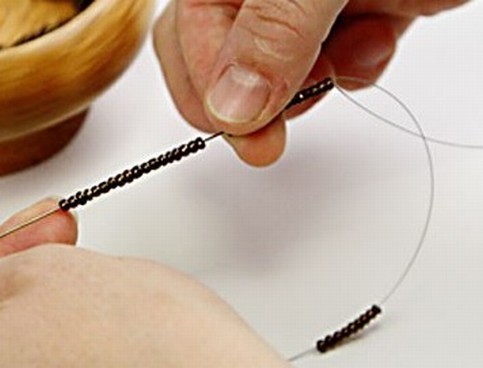 A Rocaille Seed Bead Necklace