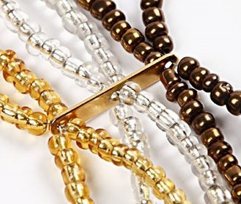 A Rocaille Seed Bead Necklace