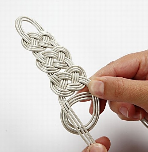 A Braided Leather Bracelet