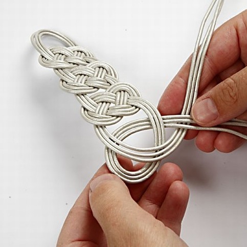 A Braided Leather Bracelet