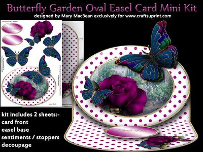 Butterfly Oval Easel Mini Kit Image-6