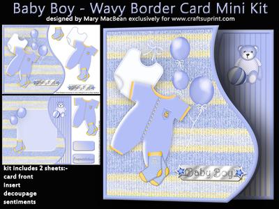 Wavy Border Card Mini Kits Image-4