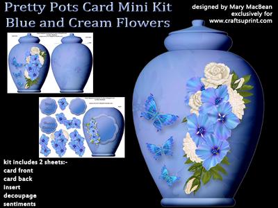 Pretty Pots Card Mini Kits Tutorial Image