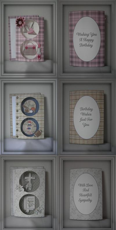 Double Rounded Aperture Pillow Card Kits Image