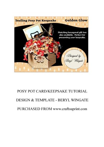 Posy Pot Keepsake Tutorial PDF