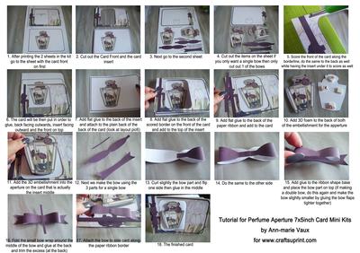 Floral Perfume Aperture Card Mini Kits Image